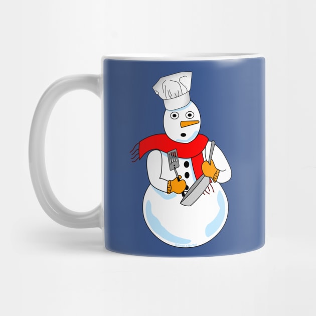 Snowman Chef by Barthol Graphics